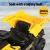 Rigo Kids Electric Ride On Dump Truck - 12V Yellow, Twin Motors, Anti-Slip Tyres, MP3 Input, 3-5km/h, Ages 3