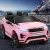 Rigo Kids Pink Land Rover Evoque Electric Ride-On Car - 12V, Remote Control, Twin Motors, Safety Belt, Music & Lights