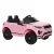 Rigo Kids Pink Land Rover Evoque Electric Ride-On Car - 12V, Remote Control, Twin Motors, Safety Belt, Music & Lights
