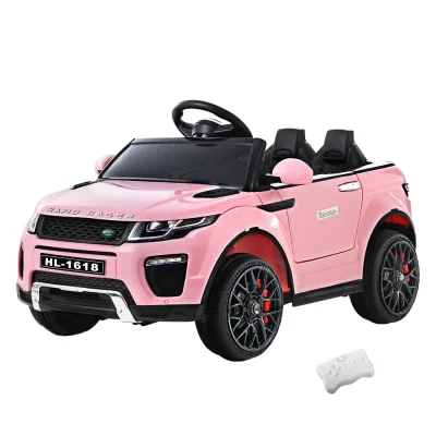 Rigo Kids Electric Ride On Car, 12V Range Rover-Inspired, Pink, Remote Control, 3-8km/h, Music, Lights, Safe Fun Rigo Kids Electric Ride On Car, 12V Range Rover-Inspired, Pink, Remote Control, 3-8km/h, Music, Lights, Safe Fun
