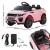 Rigo Kids Electric Ride On Car, 12V Range Rover-Inspired, Pink, Remote Control, 3-8km/h, Music, Lights, Safe Fun Rigo Kids Electric Ride On Car, 12V Range Rover-Inspired, Pink, Remote Control, 3-8km/h, Music, Lights, Safe Fun
