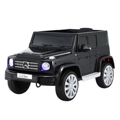 Mercedes-Benz G500 Licenced Kids Ride On Car, 12V Electric, Remote Control, Horn, Music, Black, Ages 3+, 107cm Mercedes-Benz G500 Licenced Kids Ride On Car, 12V Electric, Remote Control, Horn, Music, Black, Ages 3+, 107cm