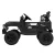 Rigo Kids 12V Black Electric Jeep Ride-On Car with Remote, Safety Belt, Twin Motors, Music & LED Lights, Ages 3+