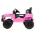 Rigo Kids Electric Ride-On Jeep Car in Pink - 12V, Remote Control, Twin Motors, Safety Belt, Music, for Ages 3+