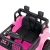 Rigo Kids Electric Ride-On Jeep Car in Pink - 12V, Remote Control, Twin Motors, Safety Belt, Music, for Ages 3+
