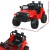 Rigo Kids 12V Electric Ride On Jeep Car – Red, Remote Control, Safety Belt, Music, 4-Wheel Suspension, Ages 3+