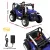 Rigo Kids 12V Electric Ride On Off-Road Jeep - Blue, Remote Control, Twin Motors, Safety Belt, Realistic Driving Fun