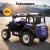 Rigo Kids 12V Electric Ride On Off-Road Jeep - Blue, Remote Control, Twin Motors, Safety Belt, Realistic Driving Fun