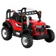 Rigo Kids Electric Ride On Car Off Road Jeep 12V, Red - Remote Control, Twin Motors, Safety Features, 3-5km/h, Ages 3+