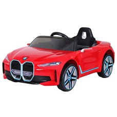 BMW Licenced I4 Kids Ride On Car 12V Electric, Remote Control, Red, Twin Motors, Safety Belt, 3–5km/h, Ages 3+