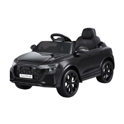 Audi Kids Ride On Car Licenced RSQ8 12V Electric Toy, Black, Remote Control, Twin Motors, 99cm, Safety Belt Audi Kids Ride On Car Licenced RSQ8 12V Electric Toy, Black, Remote Control, Twin Motors, 99cm, Safety Belt