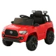 Rigo Toyota Tacoma Kids Electric Ride-On Car 12V, Remote Control, Red - Off-Road Jeep Toy with Safety Belt & MP3 Music