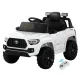 Rigo Toyota Tacoma Kids Electric Ride-On Car, 12V Off-Road Jeep with Remote Control, Safety Belt, Music, White, Ages 3+
