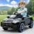RIGO Kids 12V Electric Ride On Car - Maserati-Inspired Toy with Remote, Music, Safety Belt, Black Finish, Ages 3+