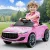 RIGO Kids 12V Electric Ride-On Car - Pink, Remote Control, Music, Headlights, Safe Seat Belt, Ages 3+, Maserati-Inspired