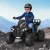 Rigo 12V Kids Ride On ATV Quad Motorbike - Black, Keyless Start, USB Music, Anti-Slip Tyres, 3+ Years, 2-5