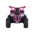 Rigo Kids Electric Ride On ATV Quad Motorbike 12V Pink - Keyless Start, Twin Motors, USB, 3+ Years, 30kg Capacity
