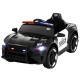 Rigo Kids 12V Electric Ride On Police Car - Black, Battery Powered, Remote Control, Safety Seat Belt, Ages 3+ Rigo Kids 12V Electric Ride On Police Car - Black, Battery Powered, Remote Control, Safety Seat Belt, Ages 3+