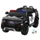 Rigo Kids Electric Ride On Patrol Police Car - Black, Remote Control, Music, Horn, Safe & Fun, 3-5km/h, 3+ Years