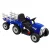 Rigo 12V Kids Electric Ride-On Tractor, Blue, with Music, USB, LED Lights, Anti-Slip Tyres, Safety Belt, Ages 3+