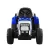 Rigo 12V Kids Electric Ride-On Tractor, Blue, with Music, USB, LED Lights, Anti-Slip Tyres, Safety Belt, Ages 3+