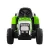 Rigo 12V Green Kids Electric Ride On Tractor with Detachable Trailer, LED Lights, Music, Safety Belt, and Keyless Start