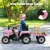 Rigo Kids Electric Ride On Tractor Toy Car 12V Pink - Realistic Driving, Music, LED Lights, Safety Certified, 3+ Years