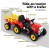 Rigo Kids 12V Electric Ride-On Tractor Car, Red - Realistic Driving, USB Music, Safety Features, 3-6km/h Speed, Ages 3+ Rigo Kids 12V Electric Ride-On Tractor Car, Red - Realistic Driving, USB Music, Safety Features, 3-6km/h Speed, Ages 3+