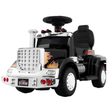 Rigo Kids 6V Electric Ride On Car Truck – Black, 3-5km/h, Anti-Slip Tyres, Music & Lights, 3+ Years, 25