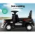 Rigo Kids 6V Electric Ride On Car Truck – Black, 3-5km/h, Anti-Slip Tyres, Music & Lights, 3+ Years, 25