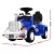 Rigo Kids Electric Ride On Car Truck - 6V Blue, Realistic Driving Experience, Anti-Slip Tyres, Built-In Music, Ages 3+