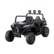 Rigo Black Kids Ride-On Car: Electric Toy with Remote, Headlights, Music, Safety Belt, 3+ Years, 120cm, 40kg Capacity