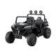 Rigo Black Kids Ride-On Car: Electric Toy with Remote, Headlights, Music, Safety Belt, 3+ Years, 120cm, 40kg Capacity