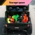 Rigo Black Kids Ride-On Car: Electric Toy with Remote, Headlights, Music, Safety Belt, 3+ Years, 120cm, 40kg Capacity