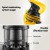 Devanti Cold Press Slow Juicer 130W Black, Food-Grade ABS, Quiet Low-Speed Masticating, Easy Clean, 36cm, Bonus Cups