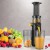 Devanti Cold Press Slow Juicer 130W Black, Food-Grade ABS, Quiet Low-Speed Masticating, Easy Clean, 36cm, Bonus Cups