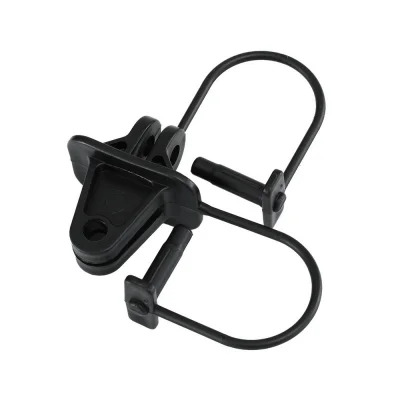 Giantz 200pcs Electric Fence Insulators - Black Pinlock, UV-Resistant Polyethylene for Y/Metal Posts, Durable Design