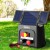 Giantz 8km Solar Electric Fence Energiser 0.3J PET Laminated Foldable Panel IP54 Waterproof for Livestock & Farm