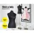Embellir Female Dressmaking Mannequin, Canvas, Adjustable Height, Black, Bust 83cm, Waist 64cm, Hips 87cm, Tailor Display