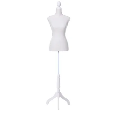 Embellir Female Dressmaking Mannequin 170cm Adjustable Height Pinnable Canvas Cover Tailor Clothes Display White
