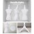 Embellir Female Dressmaking Mannequin 170cm Adjustable Height Pinnable Canvas Cover Tailor Clothes Display White