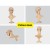 Embellir Female Mannequin Head Display Stand, High-Quality PVC, 52cm, Realistic Features, Ideal for Wigs & Accessories