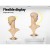 Embellir Female Mannequin Head Display Stand, High-Quality PVC, 52cm, Realistic Features, Ideal for Wigs & Accessories