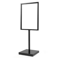 Artiss A1 Double-Sided Pedestal Sign Holder - 60x90cm, Heavy-Duty Steel, Quick-Slide, Weather Resistant Display Stand