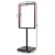Artiss A1 Double-Sided Pedestal Sign Holder - 60x90cm, Heavy-Duty Steel, Quick-Slide, Weather Resistant Display Stand