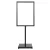 Artiss A1 Double-Sided Pedestal Sign Holder - 60x90cm, Heavy-Duty Steel, Quick-Slide, Weather Resistant Display Stand