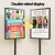 Artiss A1 Double-Sided Pedestal Sign Holder - 60x90cm, Heavy-Duty Steel, Quick-Slide, Weather Resistant Display Stand