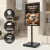 Artiss A1 Double-Sided Pedestal Sign Holder - 60x90cm, Heavy-Duty Steel, Quick-Slide, Weather Resistant Display Stand