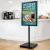 Artiss A1 Double-Sided Pedestal Sign Holder - 60x90cm, Heavy-Duty Steel, Quick-Slide, Weather Resistant Display Stand