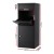 Gardeon Black Parcel Letterbox Drop Box, Heavy-Duty Steel Mailbox, 2 Slots, Lockable, 42x38x102cm, Weatherproof